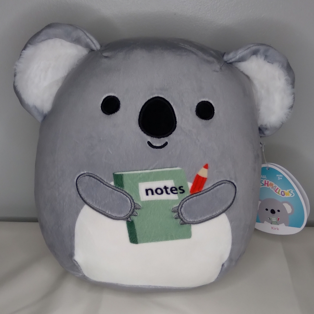 Squishmallow Kirk Back to School 8"
